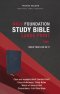 NKJV, Foundation Study Bible, Large Print, Leathersoft, Blue, Red Letter, Comfort Print