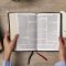 KJV Holy Bible: Paragraph-style Large Print Thinline with 43,000 Cross References, Gray Hardcover, Red Letter, Comfort Print: King James Version