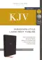 KJV Holy Bible: Paragraph-style Large Print Thinline with 43,000 Cross References, Black Genuine Leather, Red Letter, Comfort Print: King James Version