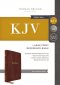 KJV Holy Bible: Large Print with 53,000 Center-Column Cross References, Brown Bonded Leather, Red Letter, Comfort Print: King James Version