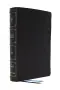 NKJV, Large Print Thinline Reference Bible, Blue Letter, Maclaren Series, Leathersoft, Black, Comfort Print