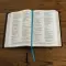 NKJV, Large Print Thinline Reference Bible, Blue Letter, Maclaren Series, Leathersoft, Brown, Thumb Indexed, Comfort Print