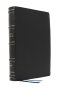 NKJV, Large Print Thinline Reference Bible, Blue Letter, Maclaren Series, Genuine Leather, Black, Comfort Print