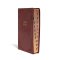 CSB Large Print Personal Size Reference Bible, Burgundy LeatherTouch, Indexed