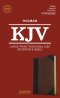 KJV Large Print Personal Size Reference Bible, Black/Brown Leathertouch