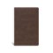 CSB Single-Column Compact Bible, Brown LeatherTouch