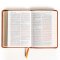 NASB Large Print Compact Reference Bible, Burnt Sienna LeatherTouch