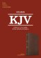 KJV Single-Column Wide-Margin Bible, Brown LeatherTouch