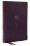 KJV Holy Bible with 73,000 Center-Column Cross References, Purple Leathersoft, Red Letter, Comfort Print (Thumb Indexed): King James Version