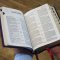 NKJV, Compact Center-Column Reference Bible, Gray Leathersoft, Red Letter, Comfort Print (Thumb Indexed)