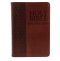 KJV Pocket Bible, Brown, Imitation Leather, Verse Finder, One Year Reading Plan, Presentation Page, Ribbon Marker, Gilt Edges