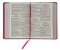 KJV Pocket Bible, Pink, Imitation Leather, Gift, Ribbon Marker, Lay-Flat Spine, Gilt Edges, Scripture Verse Finder, One Year Reading Plan