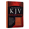 KJV Thumb Index, Bible, Tan, Imitation Leather, Larger Print, Gilt Edge, Ribbon Marker, Red Letter, Verse Finder, Bible Reading Plan, Thinline