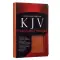 KJV Thumb Index, Bible, Tan, Imitation Leather, Larger Print, Gilt Edge, Ribbon Marker, Red Letter, Verse Finder, Bible Reading Plan, Thinline