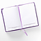 Jeremiah 29:11 Zippered Purple Flexcover Journal