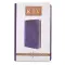 Two-tone Purple Floral Faux Leather Giant Print Standard-size King James Version Bible