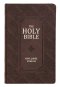 KJV Giant Print Bible, Dark Brown, Imitation Leather, Words of Christ in Red, Thumb Index, Footnote Verse Cross-Reference, Concordance, Bible Reading Plan