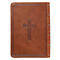 KJV Compact Large Print Imitation Leather Tan Words of Christ in Red