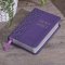 KJV Bible Mini Pocket Faux Leather, Purple