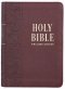 KJV Bible Compact LP Faux Leather, Medium Brown