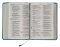 ESV Large Print Compact Bible, Teal, Imitation Leather, Gilt-Edged, Double-Column, Words Of Christ In Red, Ribbon Marker, Concordance, Bouquet Design, Smyth-Sewn Binding