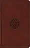 ESV Value Thinline Bible, TruTone, Brown, Mosaic Cross Design