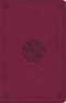 ESV Premium Gift Bible (TruTone, Raspberry, Emblem Design)