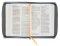 NIV Compact Bible, Charcoal, Imitation Leather, Anglicised, Slipcase, Zipped, Ribbon Marker, Presentation Page, 2011 Edition