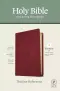 NLT Thinline Reference Bible, Filament Enabled (LeatherLike, Aurora Cranberry, Red Letter)