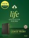 NLT Life Application Study Bible, Third Edition, Large Print (Genuine Leather, Black, Indexed, Red Letter)