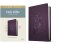 KJV Large Print Thinline Reference Bible, Filament Enabled (LeatherLike, Floral Frame Purple, Red Letter)