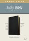 KJV Large Print Thinline Reference Bible, Filament Enabled (Genuine Leather, Black, Red Letter)