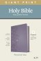 KJV Personal Size Giant Print Bible, Filament Enabled (LeatherLike, Peony Lavender, Red Letter)