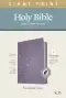 KJV Personal Size Giant Print Bible, Filament-Enabled Edition (LeatherLike, Peony Lavender, Indexed, Red Letter)