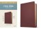 KJV Personal Size Giant Print Bible, Filament Enabled (Genuine Leather, Burgundy, Red Letter)