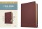 KJV Personal Size Giant Print Bible, Filament Enabled (Genuine Leather, Burgundy, Indexed, Red Letter)