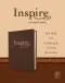 NLT Inspire Catholic Bible, Brown, Imitation Leather, Colouring, Journaling, Scripture Art, Wide Margins, Gift, Ribbon Marker