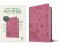 NLT Large Print Bible – Elegant Pink Imitation Leather for Easy Reading