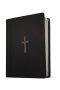 NLT Wide Margin Bible, Filament Enabled (Hardcover LeatherLike, Black Cross, Red Letter)