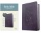 KJV Thinline Reference Bible, Filament Enabled (LeatherLike, Floral Frame Purple, Red Letter)