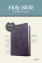 KJV Thinline Reference Bible, Filament Enabled (LeatherLike, Floral Frame Purple, Red Letter)