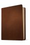 NLT Wide Margin Bible, Filament Enabled (Genuine Leather, Brown, Red Letter)