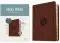 KJV Wide Margin Bible, Filament Enabled (LeatherLike, Dark Brown Medallion, Indexed, Red Letter)