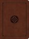 KJV Wide Margin Bible, Filament Enabled (LeatherLike, Dark Brown Medallion, Indexed, Red Letter)