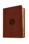 KJV Wide Margin Bible, Filament Enabled (LeatherLike, Dark Brown Medallion, Indexed, Red Letter)