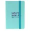 NIV Pocket Mint Polka-Dot Notebook Bible, Light Blue, Hardcover, Shortcuts, Reading plan, Timeline, Book by Book Overview