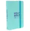 NIV Pocket Mint Polka-Dot Notebook Bible, Light Blue, Hardcover, Shortcuts, Reading plan, Timeline, Book by Book Overview