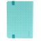 NIV Pocket Mint Polka-Dot Notebook Bible, Light Blue, Hardcover, Shortcuts, Reading plan, Timeline, Book by Book Overview