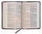 CSB Compact Bible, Brown, Imitation Leather, Two-Column Text, Topical Subheadings, Words of Christ in Red, Concordance, Presentation Page