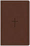 KJV Large Print Personal Size Reference Bible, Brown Leathertouch